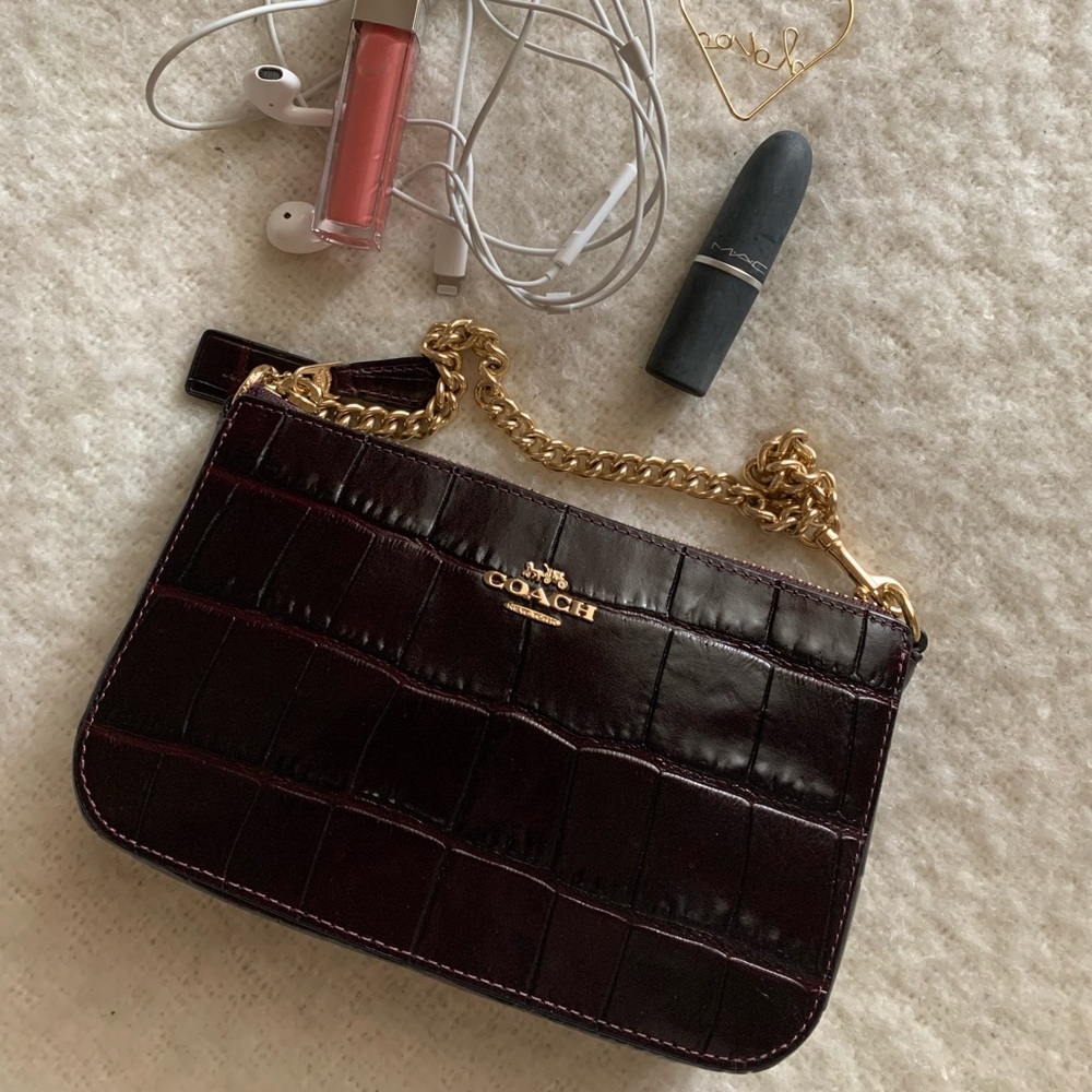 Coach Nolita 19 Croc Chain Mini/Shoulder Bag